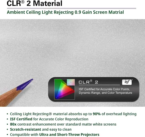 Vista 9 de Elite Screens - Serie Aeon StarBright CLR pantalla Negro