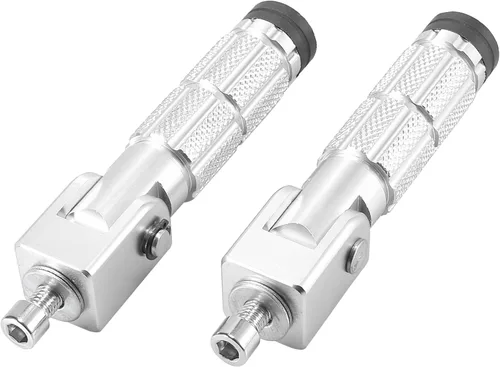 Vista 10 de Motoforti 1 par 0.276 in aleación de aluminio universal motocicleta plegable trasero reposapiés estribera pedal Ciclismo negro