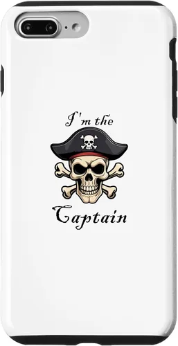 Vista 10 de Funda náutica para iPhone 11 Pro Max I'm the Captain Pirate Skull and Crossbones