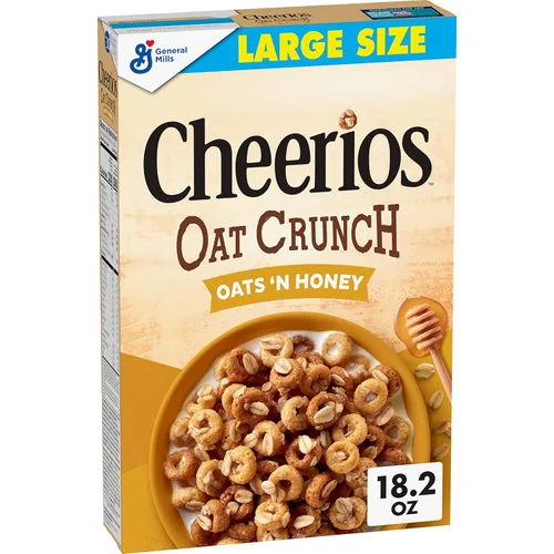 Vista 13 de Cheerios Cereal de desayuno sin gluten de avena integral, bolsa de 2.2 onzas (paquete de 5)