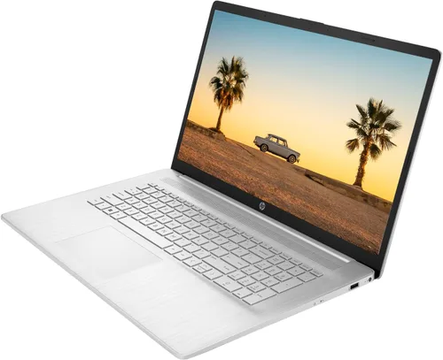 Vista 4 de HP Laptop 17 2023, pantalla táctil HD+ de 17.3 pulgadas, procesador AMD Ryzen 5 7530U (Beats i7-1165G7), 16 GB de RAM, SSD de 512 GB, Wi-Fi 6, HDMI
