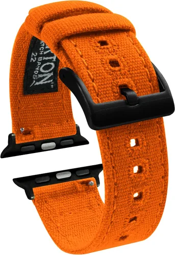 Vista 19 de BARTON WATCH BANDS - Bandas de reloj de lona compatibles con modelos de Apple Watch - 1, 2, 3, 4, 5, 6, 7, 8, 9, 10, SE, Ultra y Ultra 2 Available
