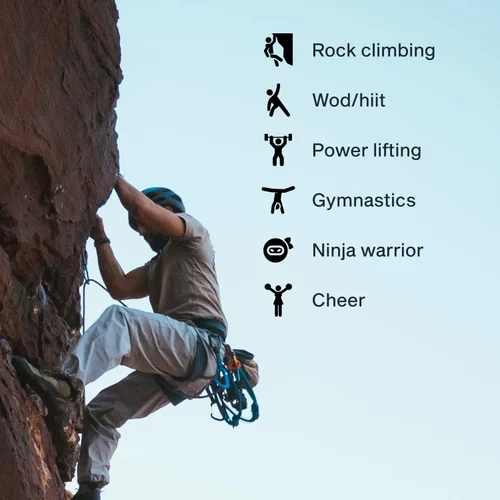 Vista 7 de Premium Climbing Chalk - High Performance Chalk for Rock Climbing, Bouldering, Weightlifting & More - Unmatched Grip and Skin Friendly