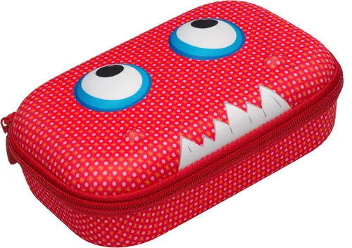 Vista 10 de ZIPIT Caja de lápices Beast para niños, estuche divertido de gran capacidad para la escuela, caja organizadora de papelería, color negro