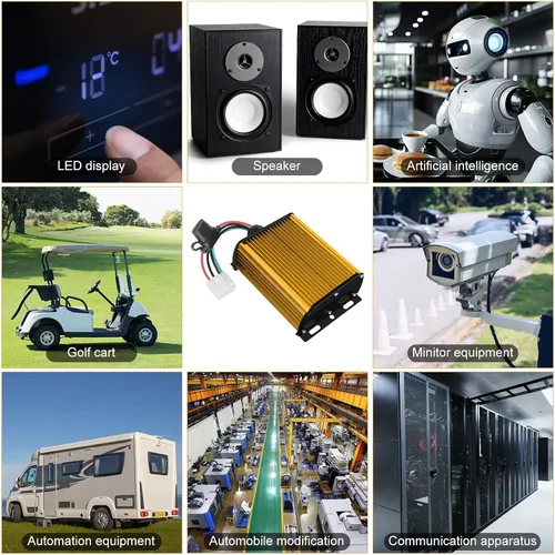 Vista 7 de Reductor de voltaje de convertidor de alta potencia de 12 V, 30 A, 360 W, CC, 96 V, 84 V, 72 V, 60 V, 48 V, 36 V a 12 V, adecuado para carritos