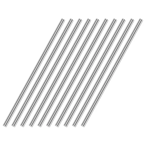 Vista 14 de uxcell Varilla redonda sólida de acero inoxidable 304 de 0.039 in x 3.937 in para manualidades de bricolaje - 2 piezas