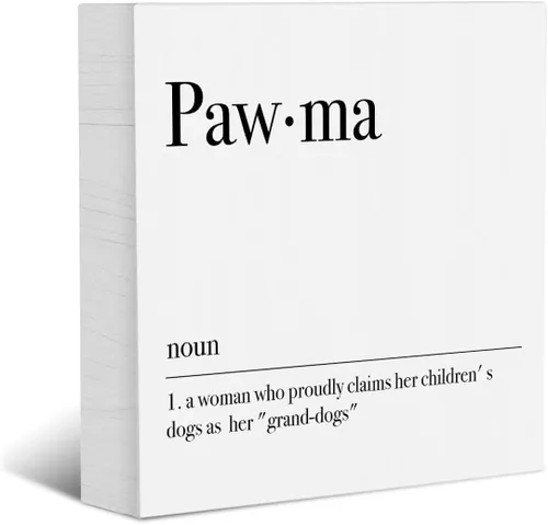 Vista 7 de Letrero decorativo de madera con texto en inglés "Sister in Law Definition" para cuñada, regalos de cumpleaños, decoración rústica de escritorio