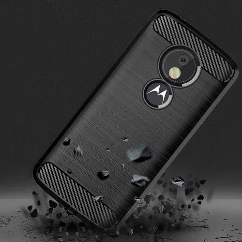 Vista 4 de Funda de teléfono para Motorola Moto E5 Play E 5 Cruise 5E Go con protector de pantalla de vidrio templado y accesorios para celda, delgada