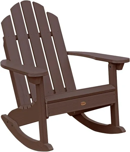 Vista 8 de highwood Classic Westport Adirondack - Silla mecedora, tamaño único, color negro