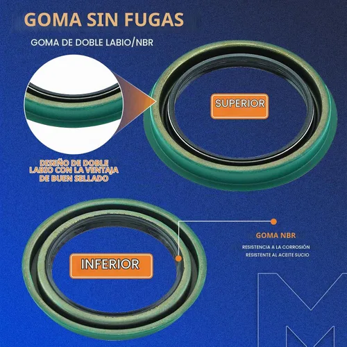 Vista 6 de Maxfavor 4 piezas de rodamiento de rueda trasera y conjunto de buje Compatible con Ford Ranger 1984-2009 / F-150 1983-2003 / Explorer 1991-2001