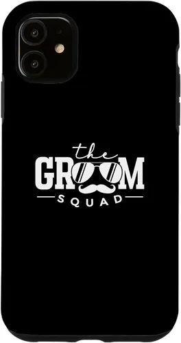 Vista 5 de iPhone 15 The Groom Squad Sunglasses Wedding Bachelor Party Groomsmen Case