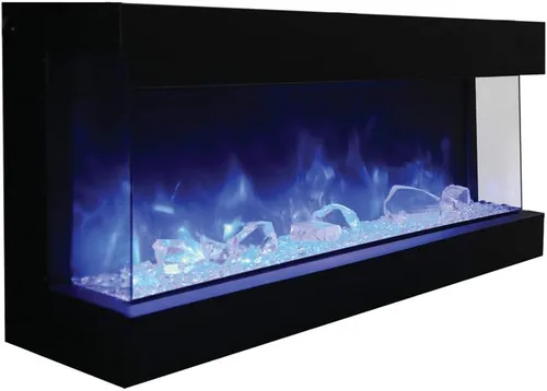 Vista 3 de Amantii Truv-View-XL 50-TRU-VIEW-XL Chimenea eléctrica de 3 caras (50")