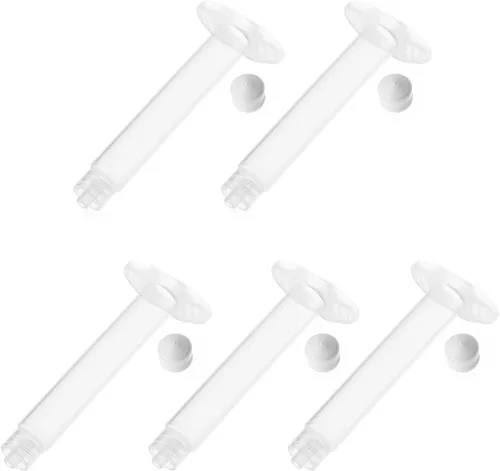 Vista 14 de Auniwaig 4 unids 3cc dispensador de soldadura pegamento conos accesorios 0.1 fl oz máquina dispensadora transparente tubo adhesivo líquido