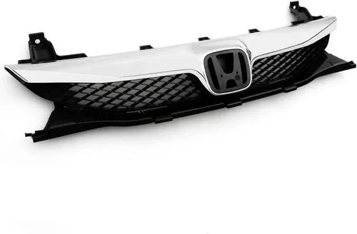 Vista 19 de Parrilla delantera superior e inferior cromada compatible con Honda CR-V 2007 2008 2009