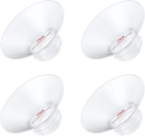 Vista 9 de 4 piezas de inserción de brida de 13 mm compatible con Momcozy M5/M6/M9/S12 Pro/V1 Pro/V1 Pro extractor de leche, apto