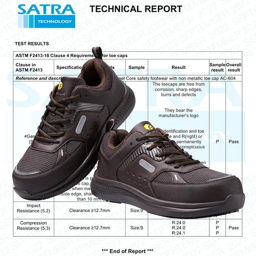 Vista 2 de FitVille Zapatos de punta de acero extra anchos para hombres, zapatos de trabajo con punta compuesta para hombres, resistentes al agua