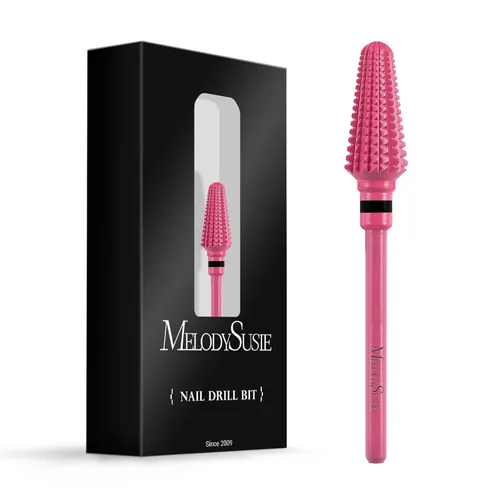 Vista 10 de MelodySusie Brocas profesionales Tornado de 3/32 pulgadas, brocas multifunción de carburo de tungsteno, adecuadas para manicura, pedicura, cutícula