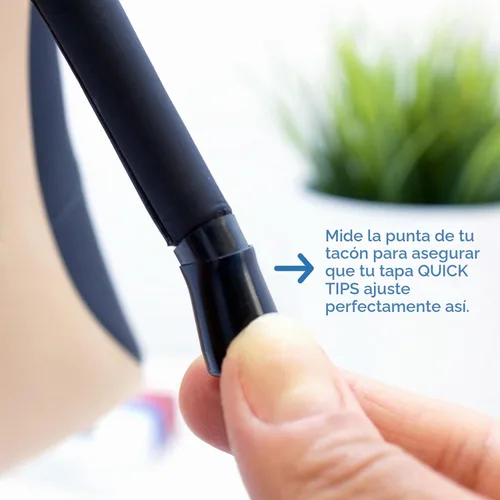 Vista 8 de Protector de tacón alto QUICK TIPS, tapones para reparación de tacos altos (2 pares)