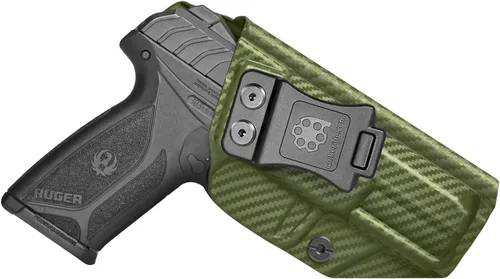 Vista 8 de Amberide IWB Kydex Holster for Ruger Security-9, Concealed Carry, No Optic/No Laser, Adjustable Cant, Posi-Click Retention, Made in USA