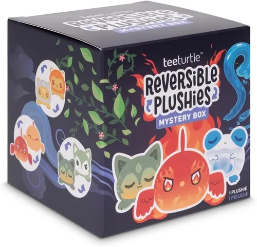 Vista 25 de TeeTurtle Godzilla - Caja ciega reversible de peluche de 3 pulgadas, lindo animal de peluche suave Kawaii