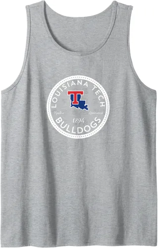 Vista 6 de Camiseta sin mangas Louisiana Tech Bulldogs a cuadros