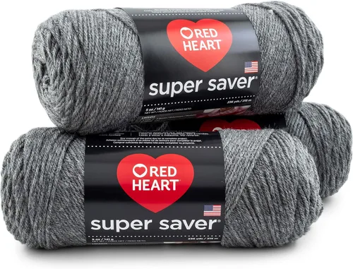 Vista 15 de RED HEART Paquete de 3 hilos Super Saver, ARAN paquete de 3
