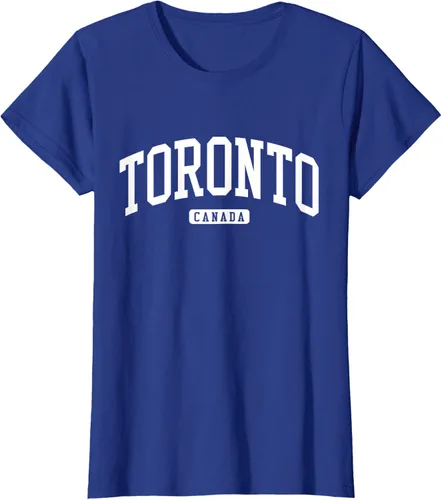 Vista 80 de Camiseta estilo universitario de Toronto Canada, Negro