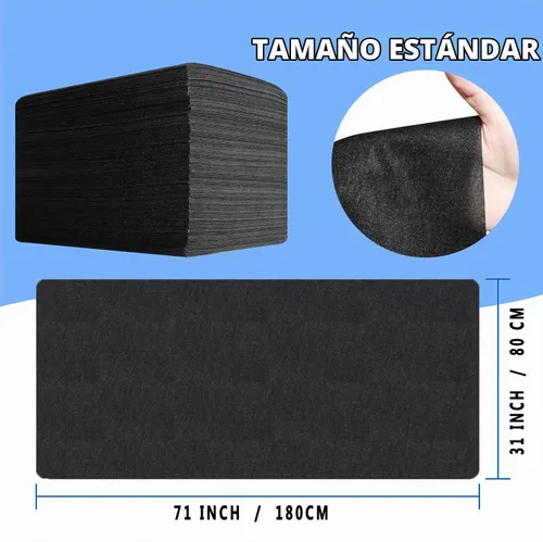 Vista 3 de Sábanas desechables 100 piezas 31" x 71" Sábanas para mesa de masaje de tela no tejida Funda para cama de SPA transpirable para masaje, belleza