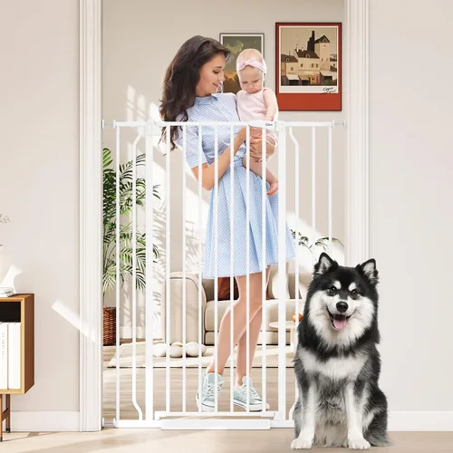 Vista 11 de Puerta para bebé con cierre automático, puerta para perros de 29 a