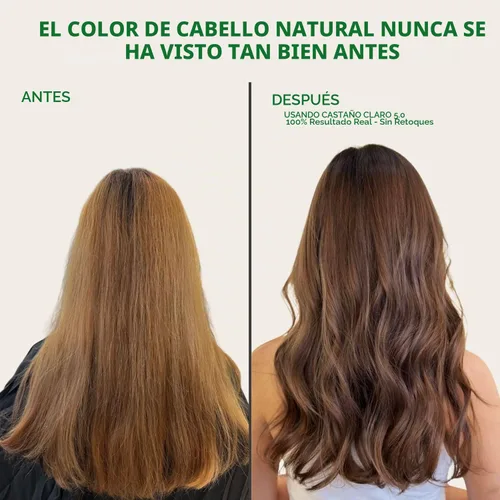Vista 3 de Naturigin coloración permanente para cabello, marrón, (Light Chocolate Brown)