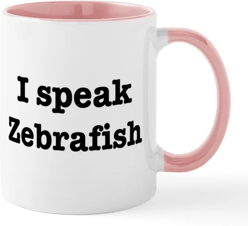 Vista 11 de CafePress I Speak Zebrafish - Taza de café de cerámica, taza de té de 11 onzas