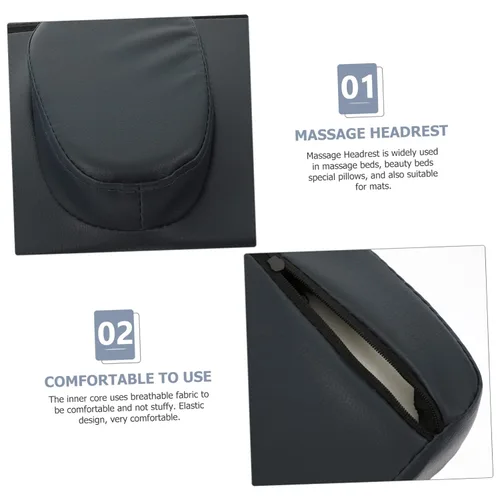 Vista 4 de Mesa de masaje Cuello Almohada Cama Masaje Reposacabezas Almohada de cara Salón de belleza abajo