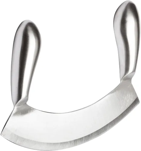 Vista 2 de Winco Picador de doble hoja de acero inoxidable, plata