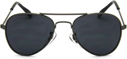 Vista 2 de Gafas de sol de metal retro estilo aviador para bebé niño y niña