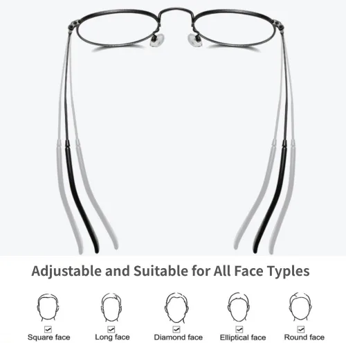 Vista 6 de Lentes de bloqueo de luz azul, para videojuegos, computadora, teléfono, pantalla, lentes para mujeres y hombres, ligeros, delgados, redondos, marco