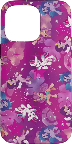 Vista 21 de My Little Pony: Una nueva generación Pink Group Pony Pattern V3 Funda para iPhone 17