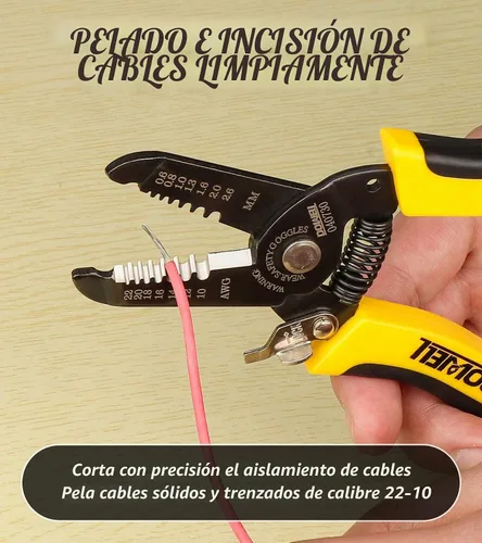 Vista 6 de Dowell herramienta de mano multifunción: pelacables, engarzadora y alicate