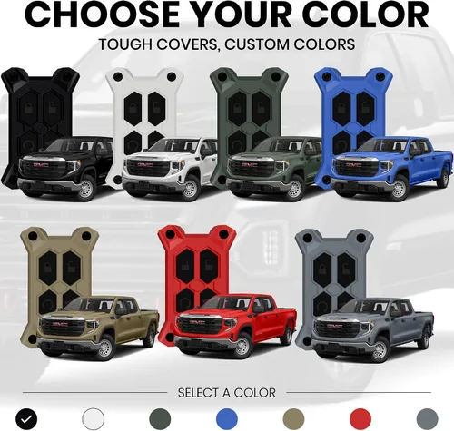 Vista 8 de Funda para llavero Chevy – para funda de llavero GMC – Accesorios Silverado Sierra – Abrebotellas integrado – Compatible con guía de ajuste