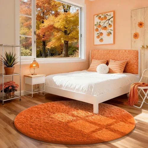 Vista 21 de Ophanie - Alfombras para sala de estar, antideslizante y suave, de felpa grandes y peludas para dormitorio, peludas para niños y niñas, decoración