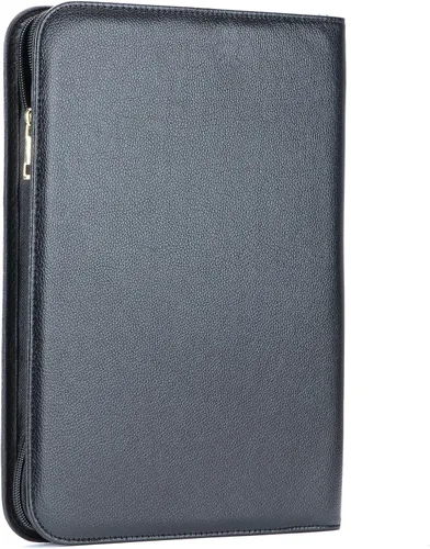 Vista 8 de Lanxivi Estuche para pluma estilográfica Negro Gris Café Estilo PU Cuero 48 12