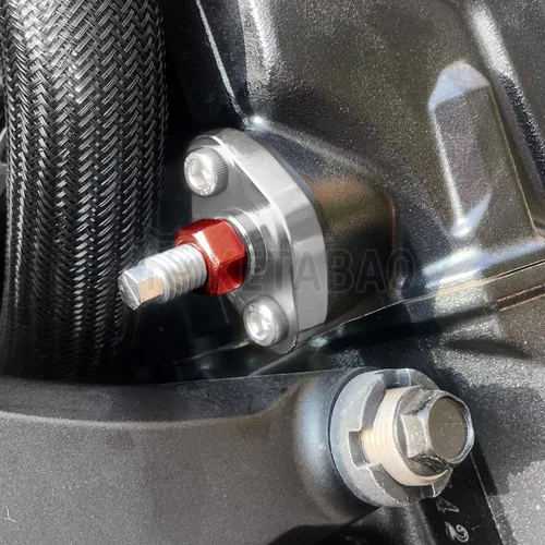 Vista 6 de KETABAO CCT Tensor de cadena manual ajustable compatible con ZX600 1985-1997 1992 1993 1994 1995 1996 (Titanio)