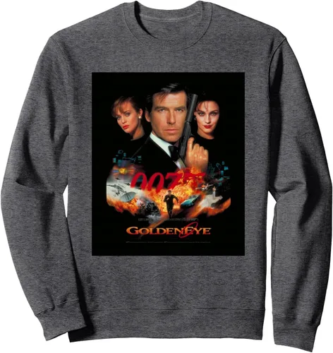 Vista 8 de Official James Bond 007 GoldenEye Sweatshirt Negro