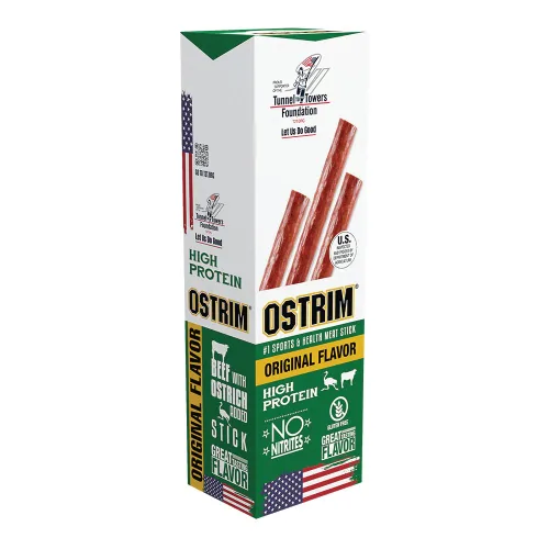 Vista 9 de Ostrim Palitos de carne seca de res y avestruz, sabor a barbacoa, 1.5 onzas (paquete de 10)