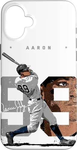 Vista 23 de Aaron Judge Number Portrait Baj New York MLBPA Case for iPhone 17