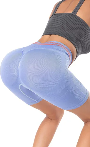 Vista 5 de Leggings de entrenamiento sin costuras para mujer de cintura alta de longitud media