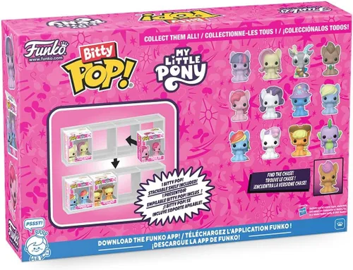 Vista 2 de Funko Bitty Pop! Paquete de 4: My Little Pony - Pinkie Pie y más
