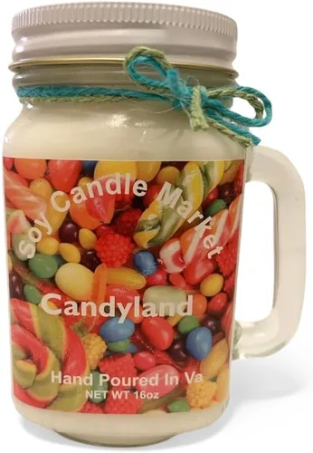 Vista 92 de Velas perfumadas de soja Velas hechas a mano y altamente aromáticas que queman hasta 85 horas en tarro de cristal, perfectas para decoración