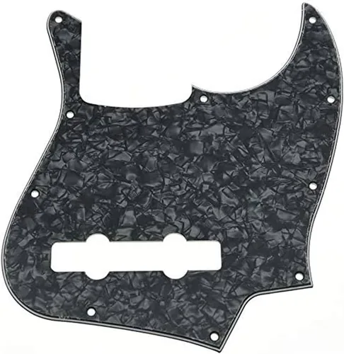Vista 8 de Dopro Guardabarros de 5 cuerdas para Bajo Jazz J, placa de rayado, perla de abulón para Bajo Jazz Fender de 5 cuerdas EE. UU./México