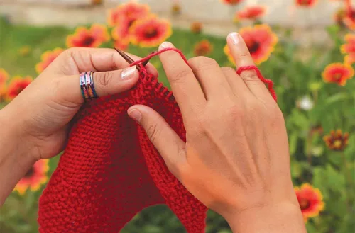 Vista 5 de Yarn Ave Anillo de contador de filas de arco iris, accesorio de herramienta útil para tejer y ganchillo, herramienta manual de seguimiento