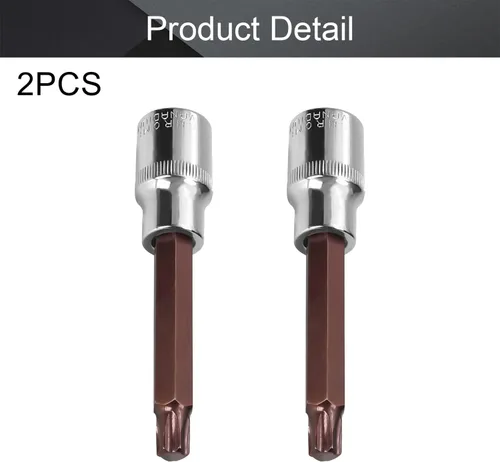 Vista 151 de Utoolmart 1/2" Drive x 0.551 in largo Hex Bit Socket, métrico, S2 y Cr-V acero 1pcs